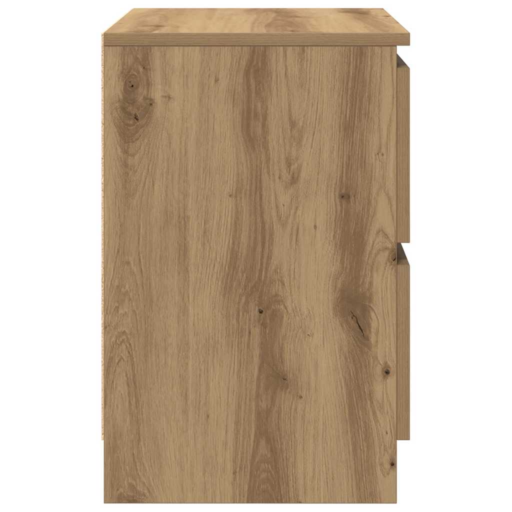 vidaXL Dulap TV Artisan Stejar 40x35x54 cm Lemn prelucrat