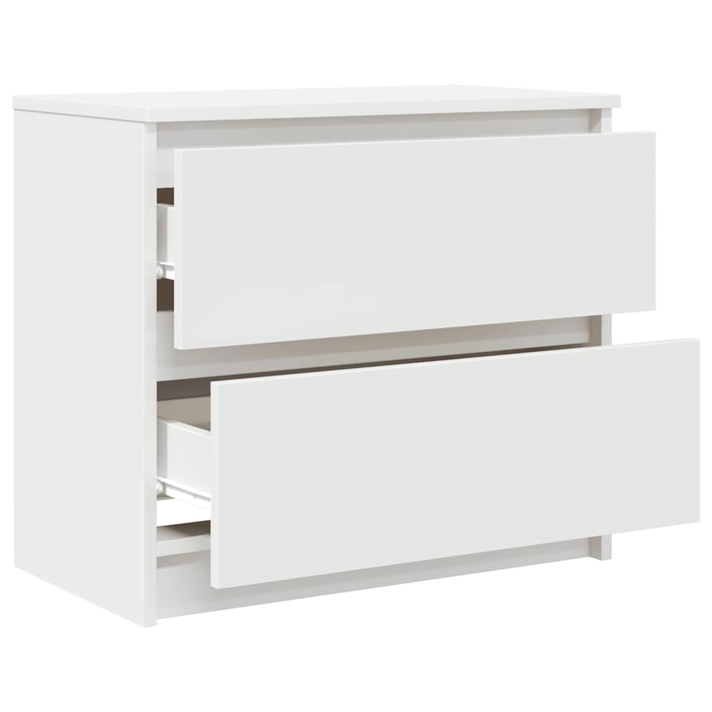 vidaXL Dulap TV, alb, 60x35x54 cm, lemn prelucrat vidaXL Dulap TV, alb, 60x35x54 cm, lemn prelucrat