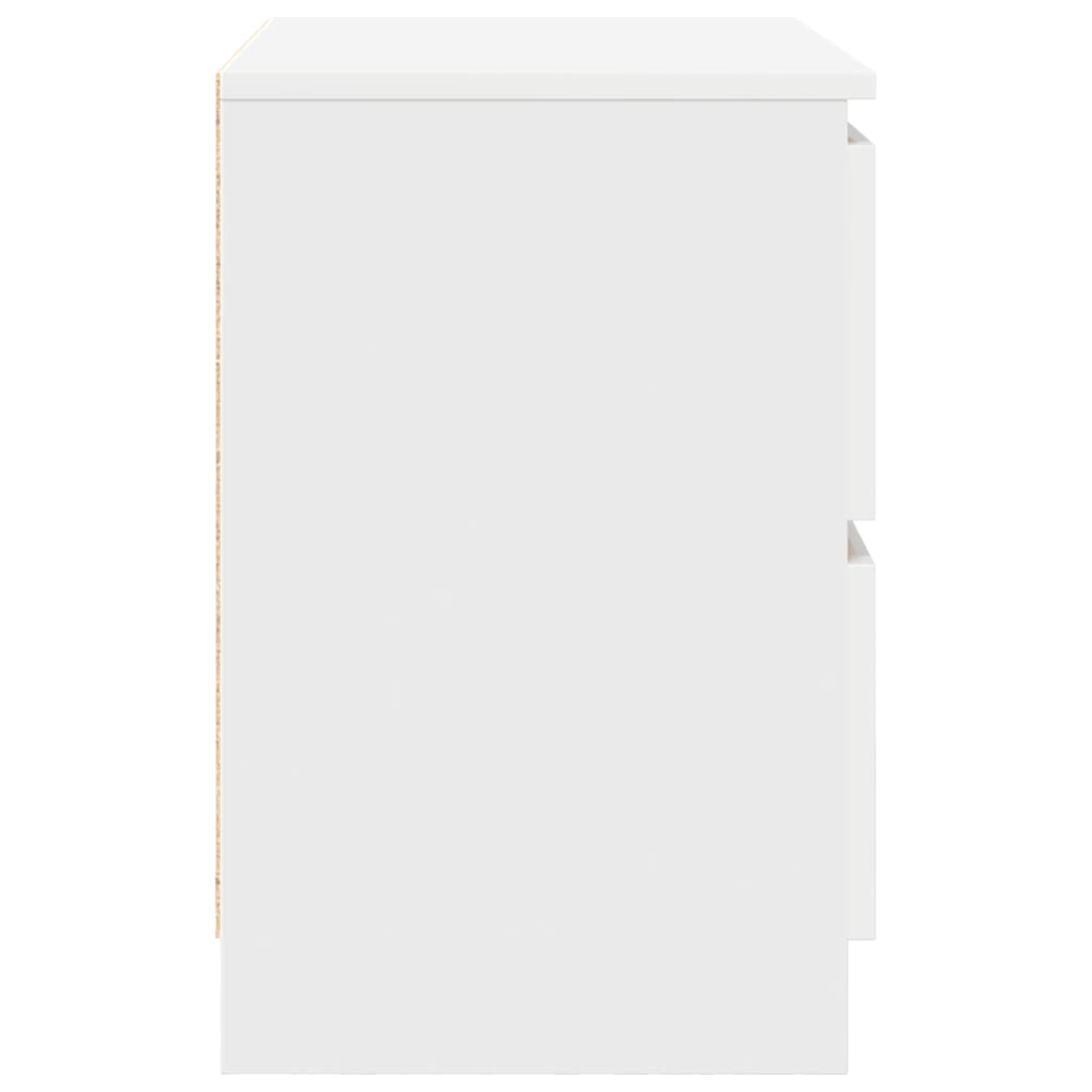 vidaXL Dulap TV, alb, 60x35x54 cm, lemn prelucrat vidaXL Dulap TV, alb, 60x35x54 cm, lemn prelucrat