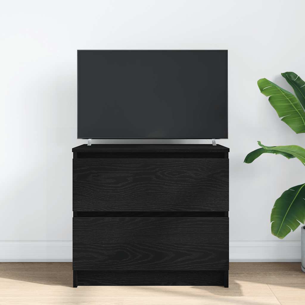 vidaXL Dulap TV negru 60x35x54 cm lemn prelucrat