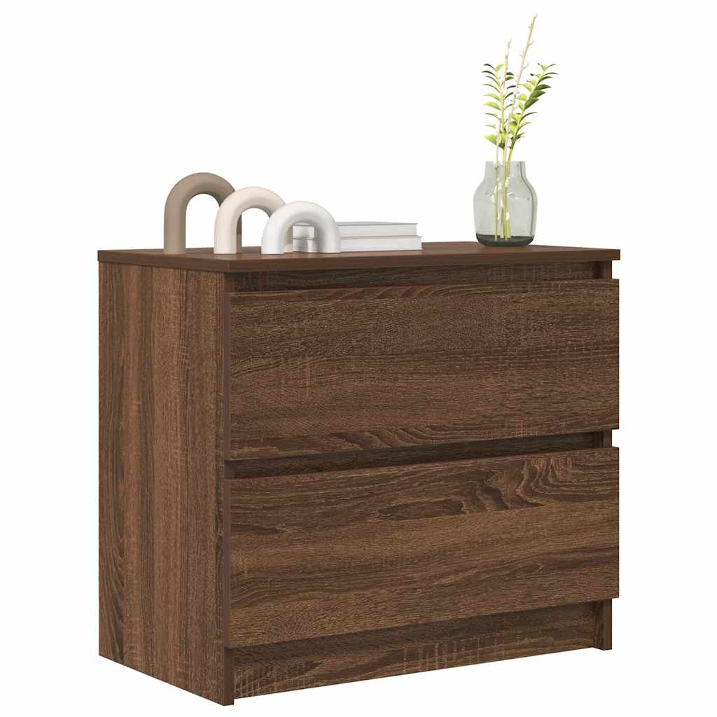 vidaXL Dulap TV Stejar maro 60x35x54 cm Lemn prelucrat