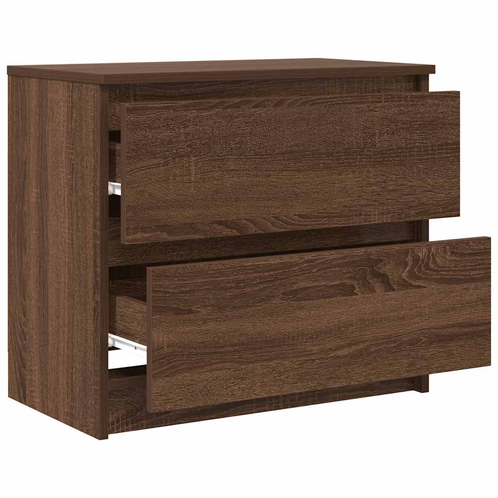 vidaXL Dulap TV Stejar maro 60x35x54 cm Lemn prelucrat