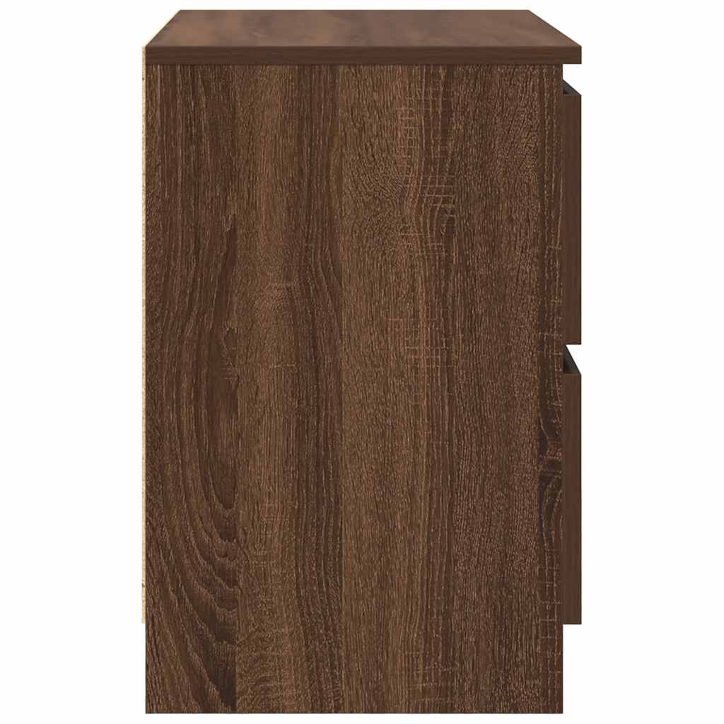 vidaXL Dulap TV Stejar maro 60x35x54 cm Lemn prelucrat