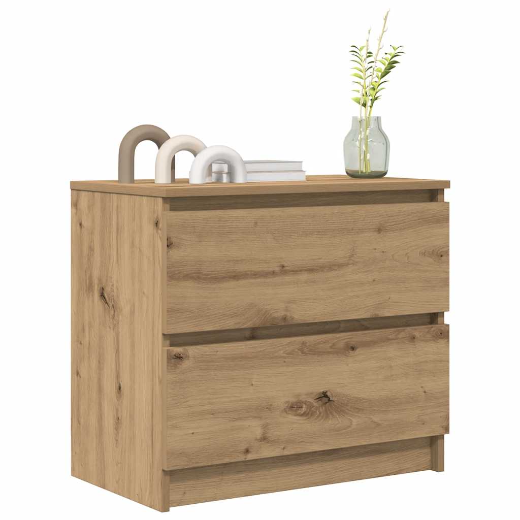 vidaXL Dulap TV Artisan Stejar 60x35x54 cm Lemn prelucrat