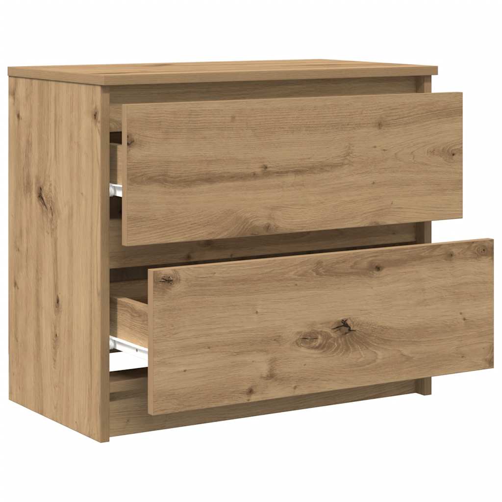 vidaXL Dulap TV Artisan Stejar 60x35x54 cm Lemn prelucrat