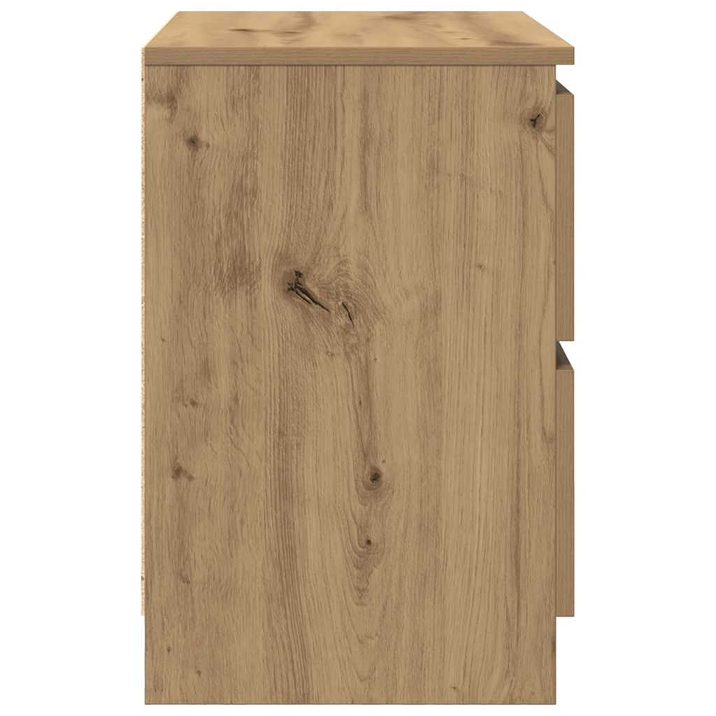 vidaXL Dulap TV Artisan Stejar 60x35x54 cm Lemn prelucrat