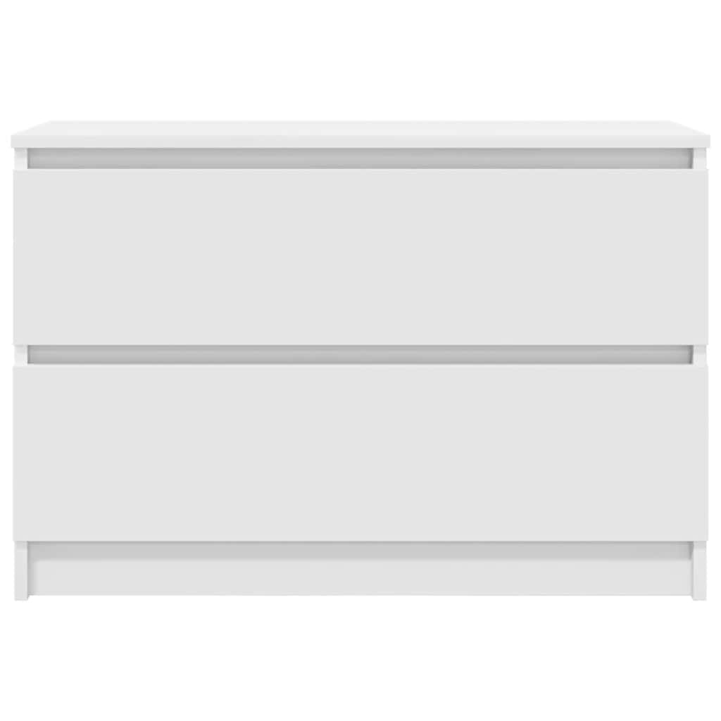 vidaXL Dulap TV alb 80x35x54 cm lemn prelucrat