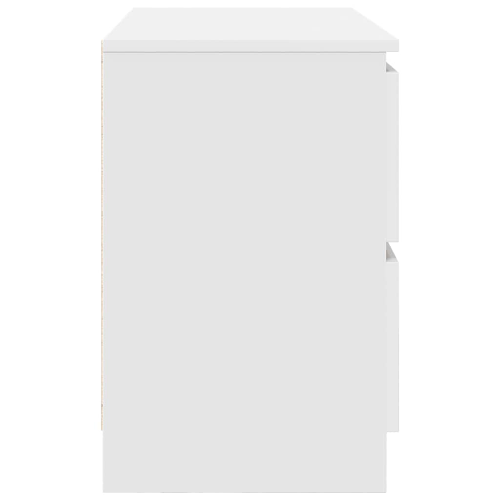 vidaXL Dulap TV alb 80x35x54 cm lemn prelucrat