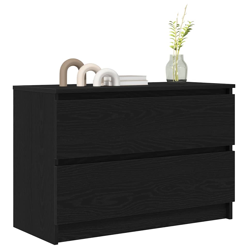 vidaXL Dulap TV negru 80x35x54 cm lemn prelucrat
