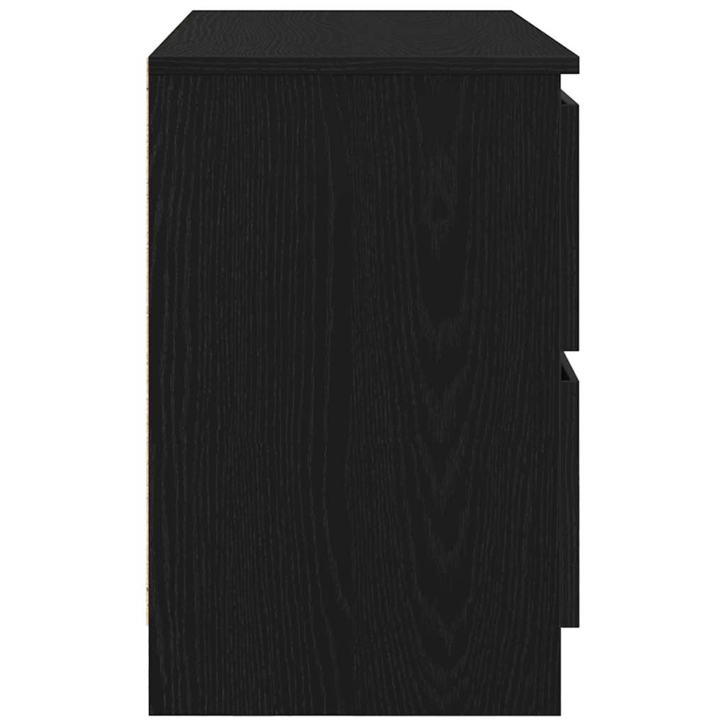 vidaXL Dulap TV negru 80x35x54 cm lemn prelucrat