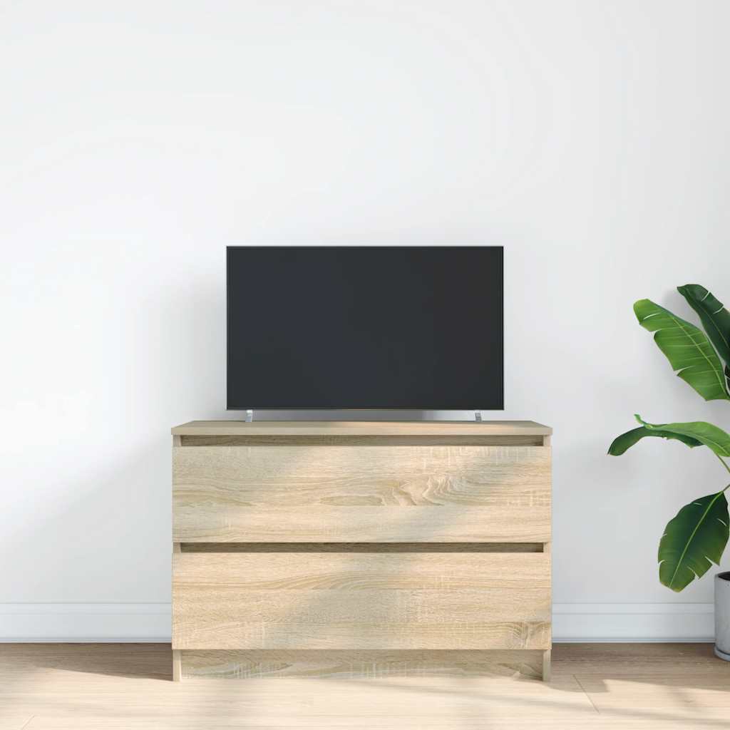 vidaXL Dulap TV Stejar Sonoma 80x35x54 cm Lemn prelucrat