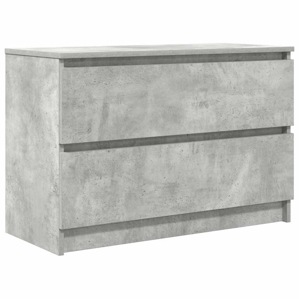 vidaXL Dulap TV Beton Gri 80x35x54 cm Lemn prelucrat