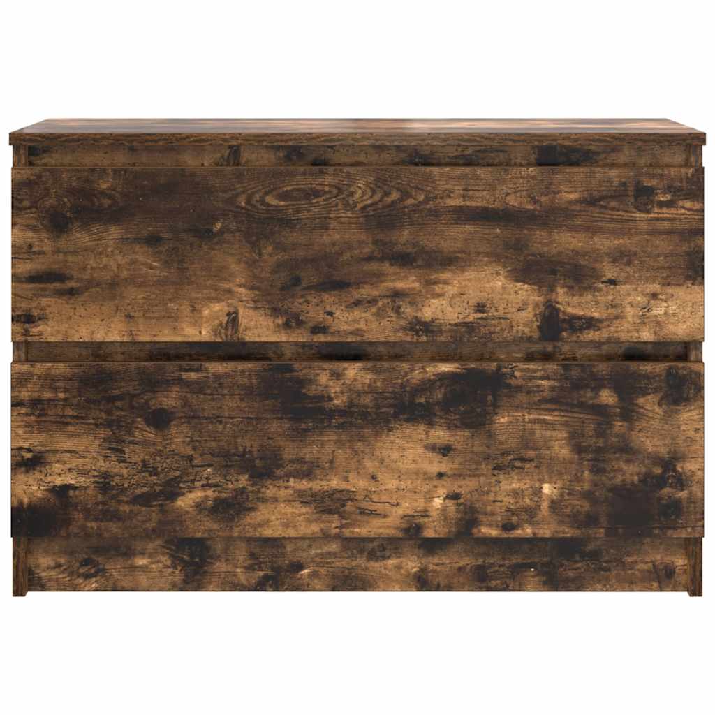 vidaXL Dulap TV Stejar afumat 80x35x54 cm Lemn prelucrat
