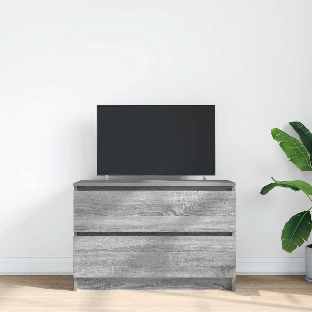 vidaXL Dulap TV Gri Sonoma 80x35x54 cm lemn prelucrat