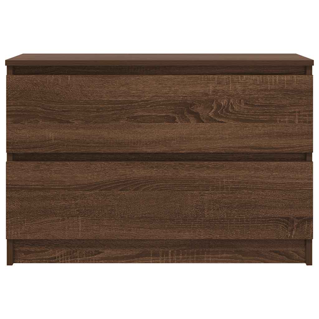 vidaXL Dulap TV Stejar maro 80x35x54 cm Lemn prelucrat