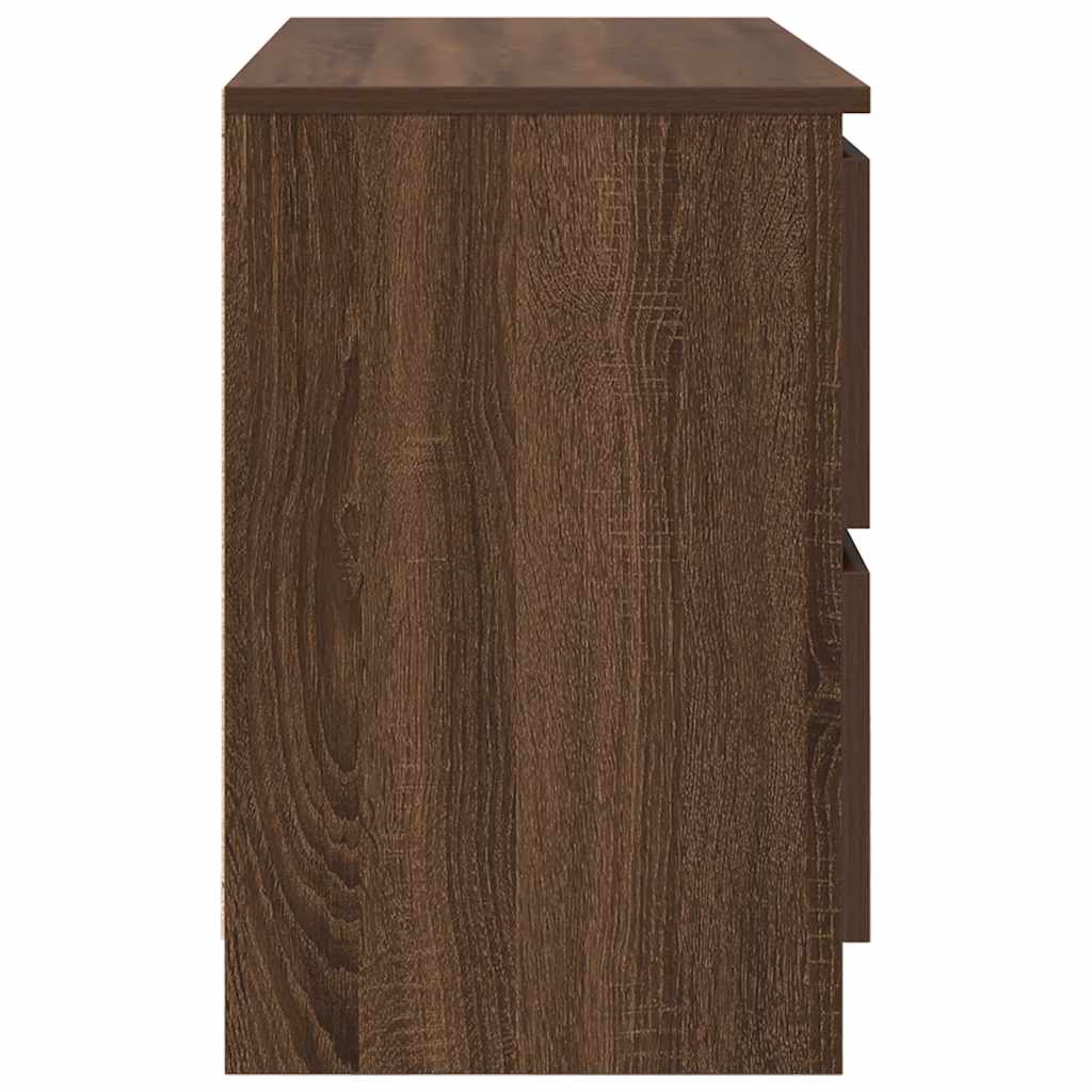 vidaXL Dulap TV Stejar maro 80x35x54 cm Lemn prelucrat