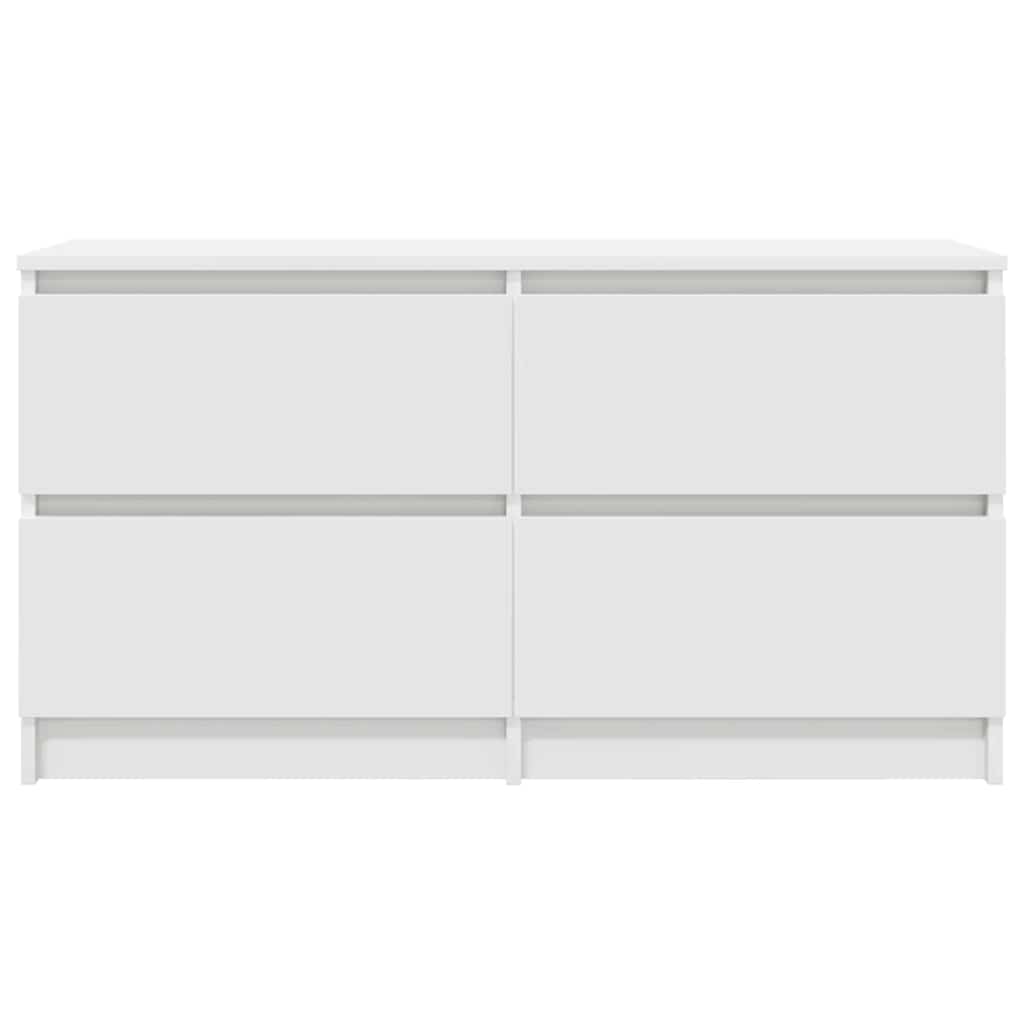 vidaXL Dulap TV alb 100x35x54 cm lemn prelucrat