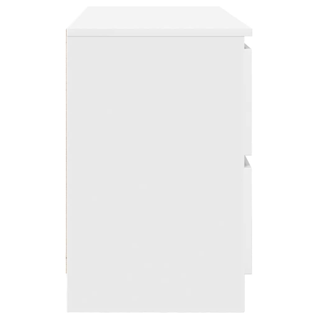 vidaXL Dulap TV alb 100x35x54 cm lemn prelucrat