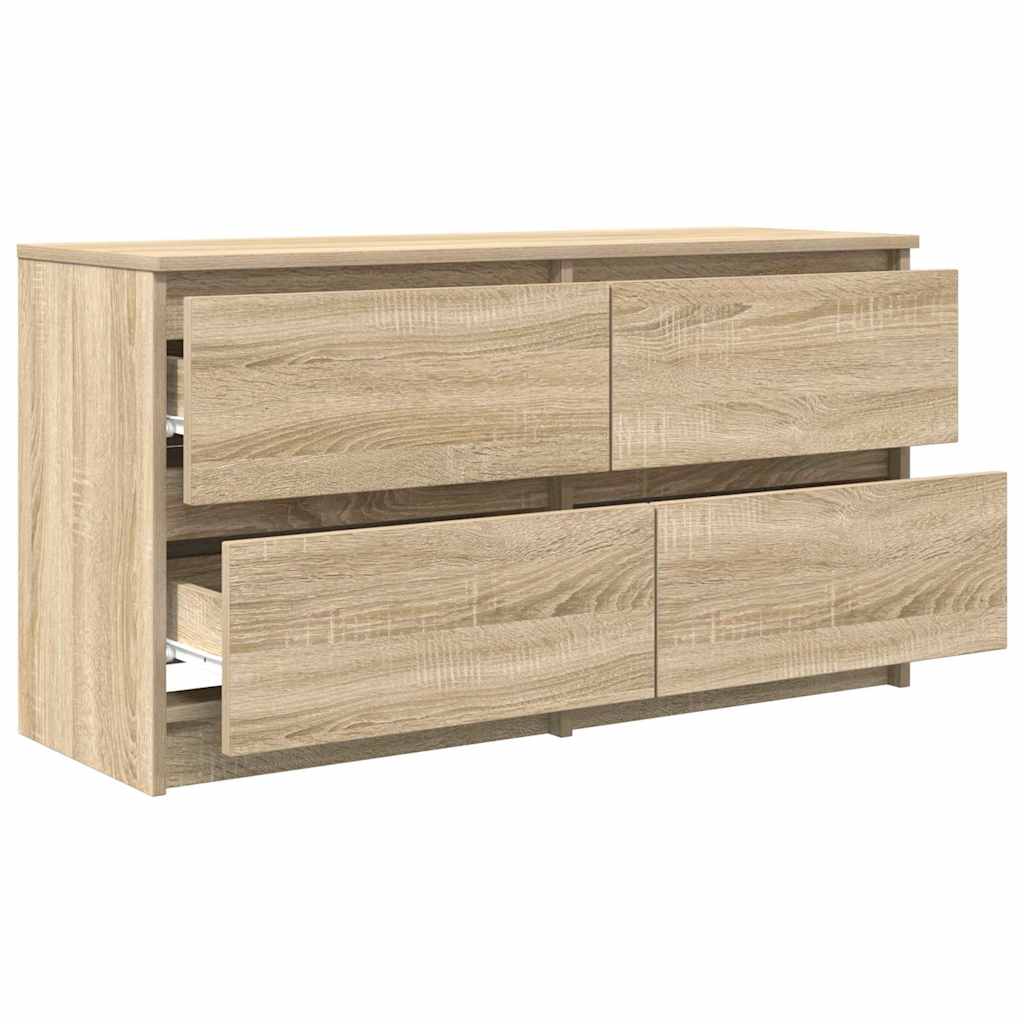 vidaXL Comodă TV, stejar sonoma, 100x35x54 cm, lemn prelucrat vidaXL Comodă TV, stejar sonoma, 100x35x54 cm, lemn prelucrat
