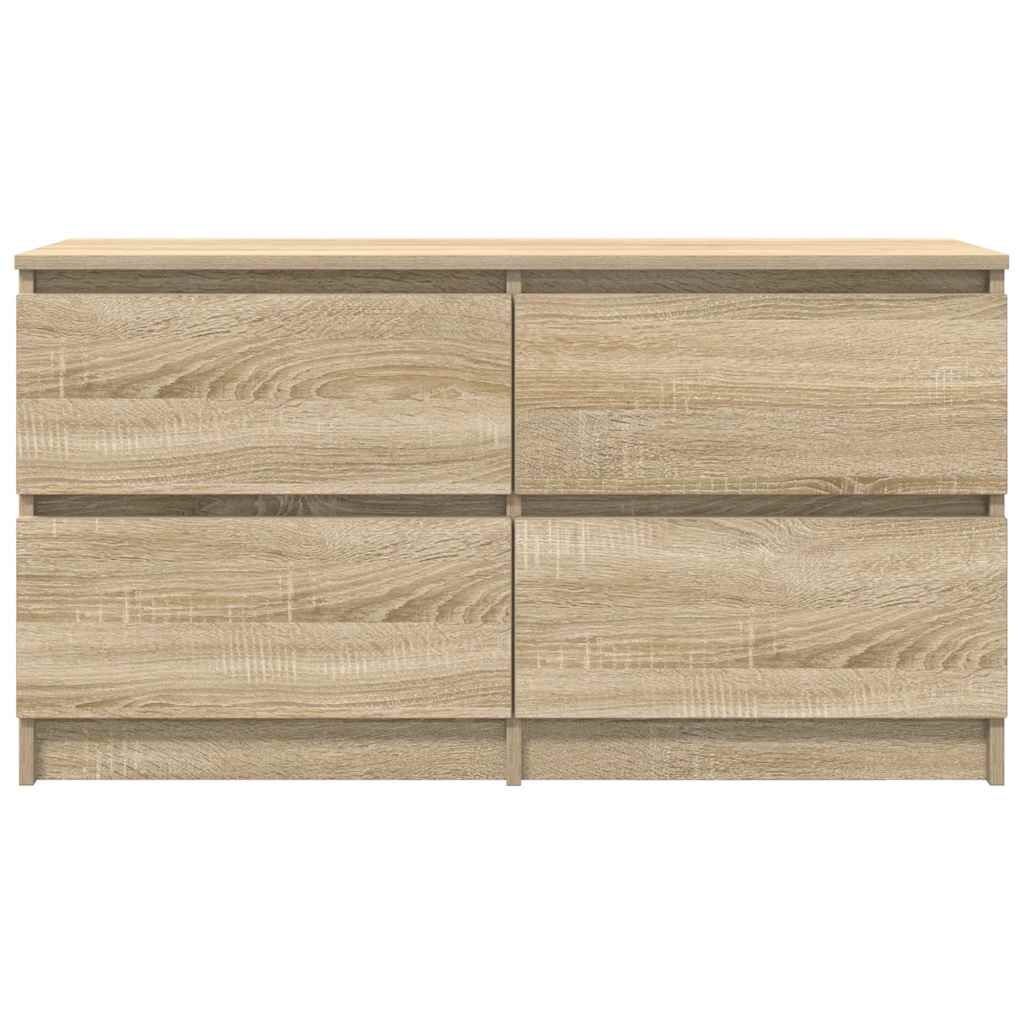 vidaXL Comodă TV, stejar sonoma, 100x35x54 cm, lemn prelucrat vidaXL Comodă TV, stejar sonoma, 100x35x54 cm, lemn prelucrat