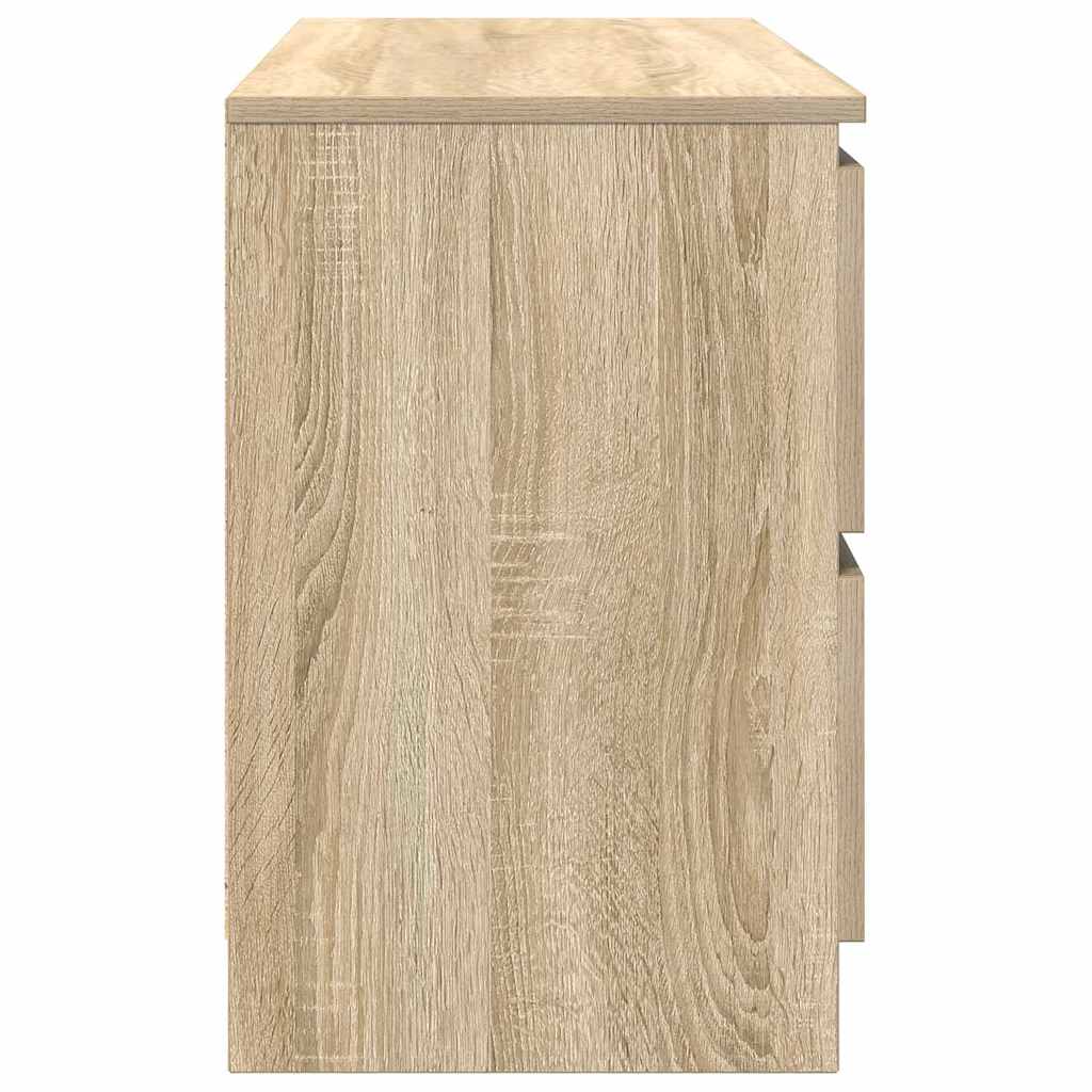 vidaXL Comodă TV, stejar sonoma, 100x35x54 cm, lemn prelucrat vidaXL Comodă TV, stejar sonoma, 100x35x54 cm, lemn prelucrat