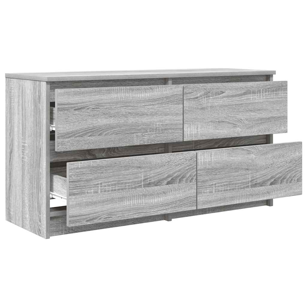 vidaXL Comodă TV, gri sonoma, 100x35x54 cm, lemn compozit vidaXL Comodă TV, gri sonoma, 100x35x54 cm, lemn compozit