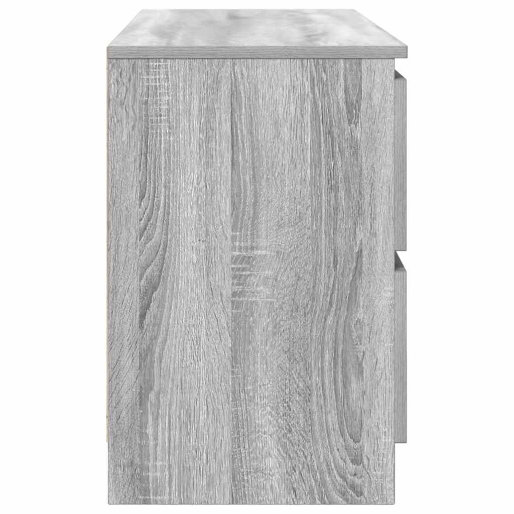 vidaXL Comodă TV, gri sonoma, 100x35x54 cm, lemn compozit vidaXL Comodă TV, gri sonoma, 100x35x54 cm, lemn compozit