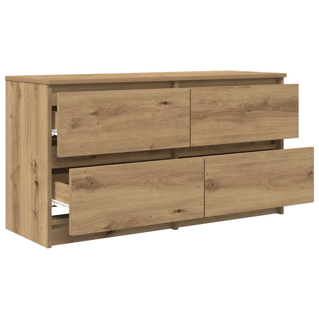 vidaXL Comodă TV, stejar artizanal, 100x35x54 cm, lemn prelucrat vidaXL Comodă TV, stejar artizanal, 100x35x54 cm, lemn prelucrat