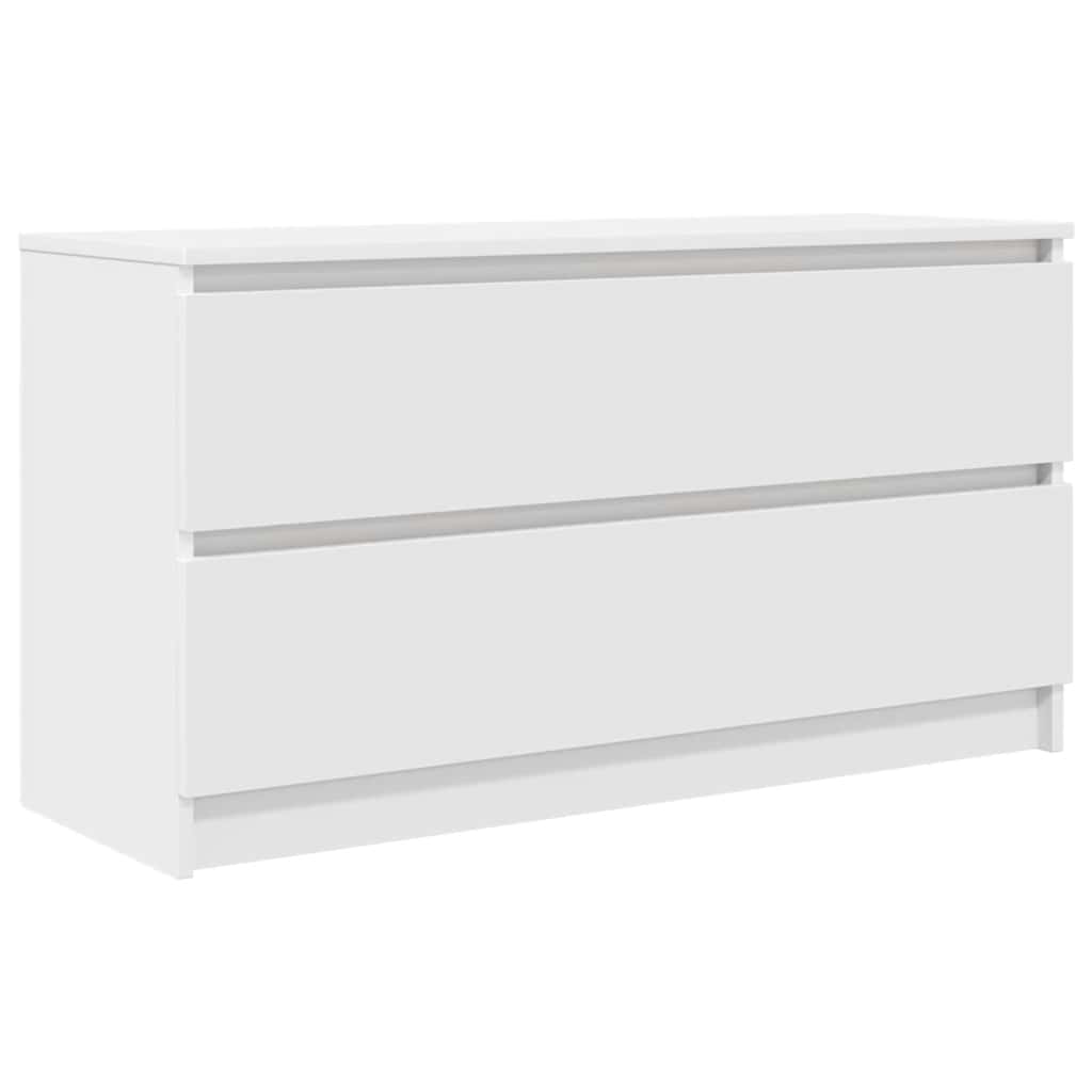 vidaXL Dulap TV alb 100x35x54 cm lemn prelucrat