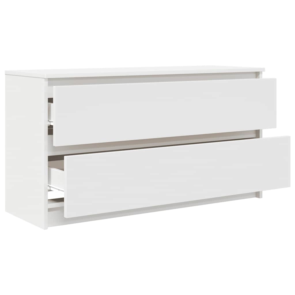 vidaXL Dulap TV alb 100x35x54 cm lemn prelucrat