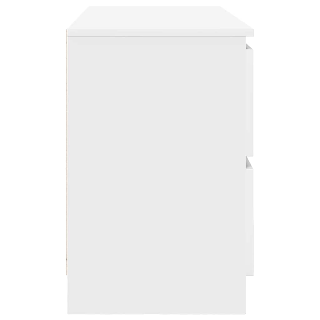 vidaXL Dulap TV alb 100x35x54 cm lemn prelucrat
