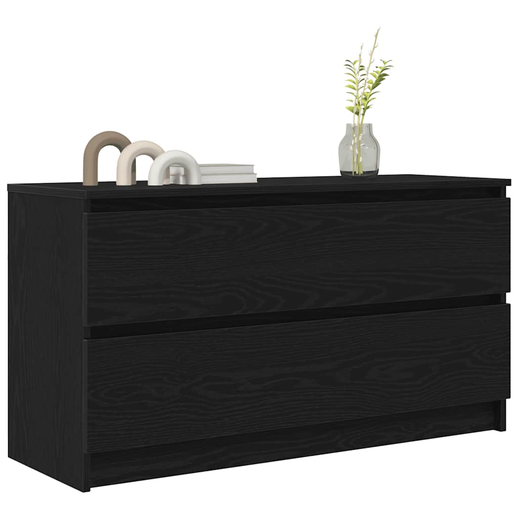 vidaXL Dulap TV, negru, 100x35x54 cm, lemn prelucrat