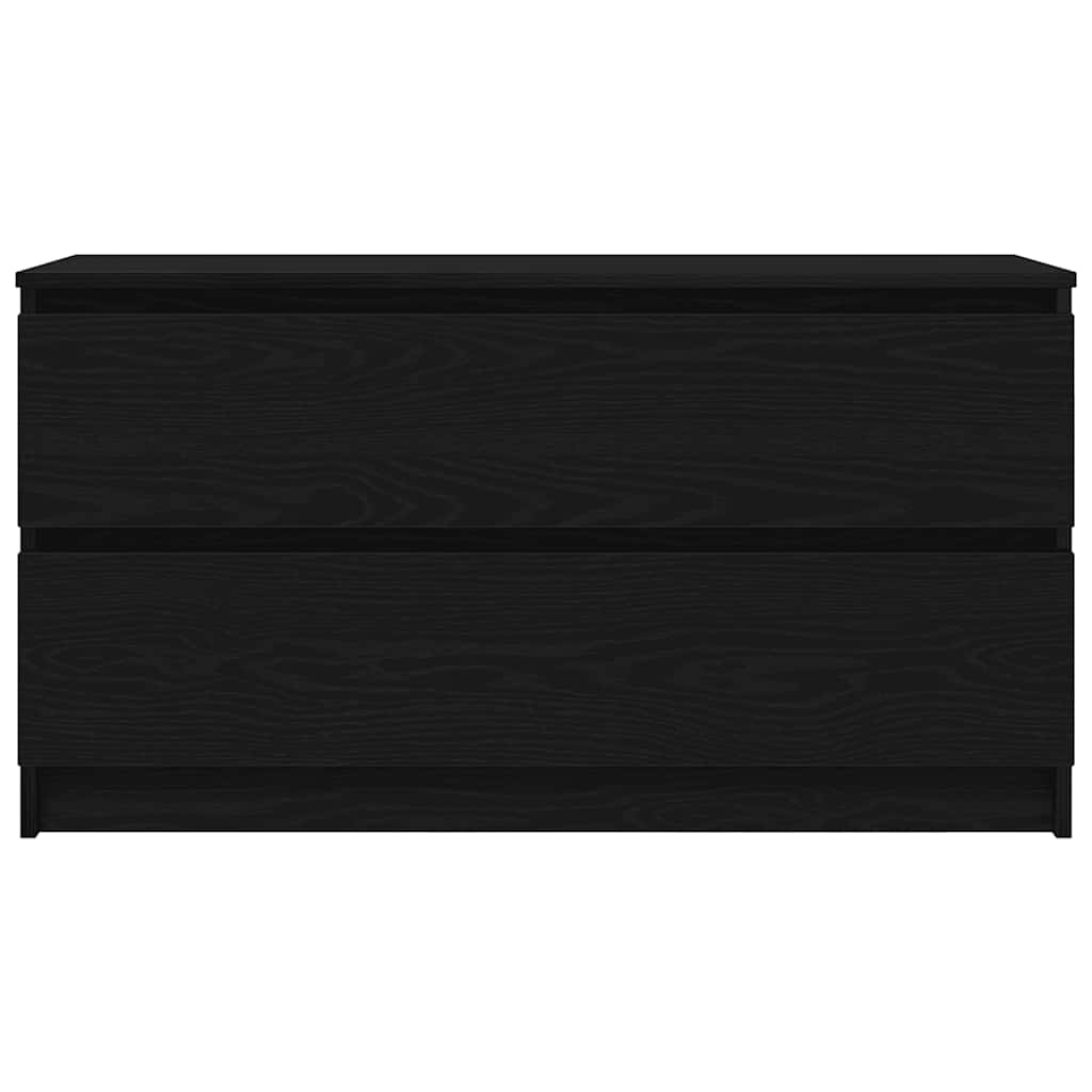 vidaXL Dulap TV, negru, 100x35x54 cm, lemn prelucrat
