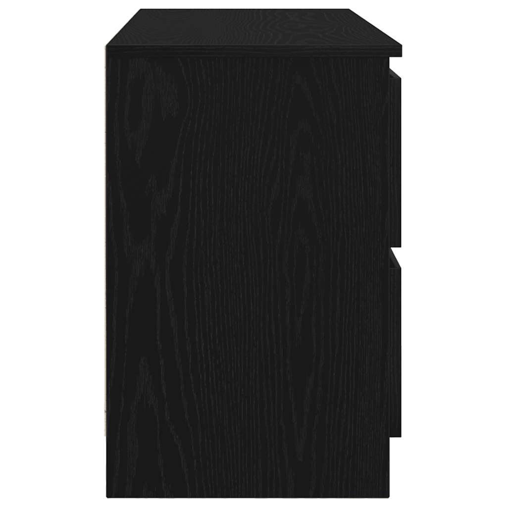 vidaXL Dulap TV, negru, 100x35x54 cm, lemn prelucrat
