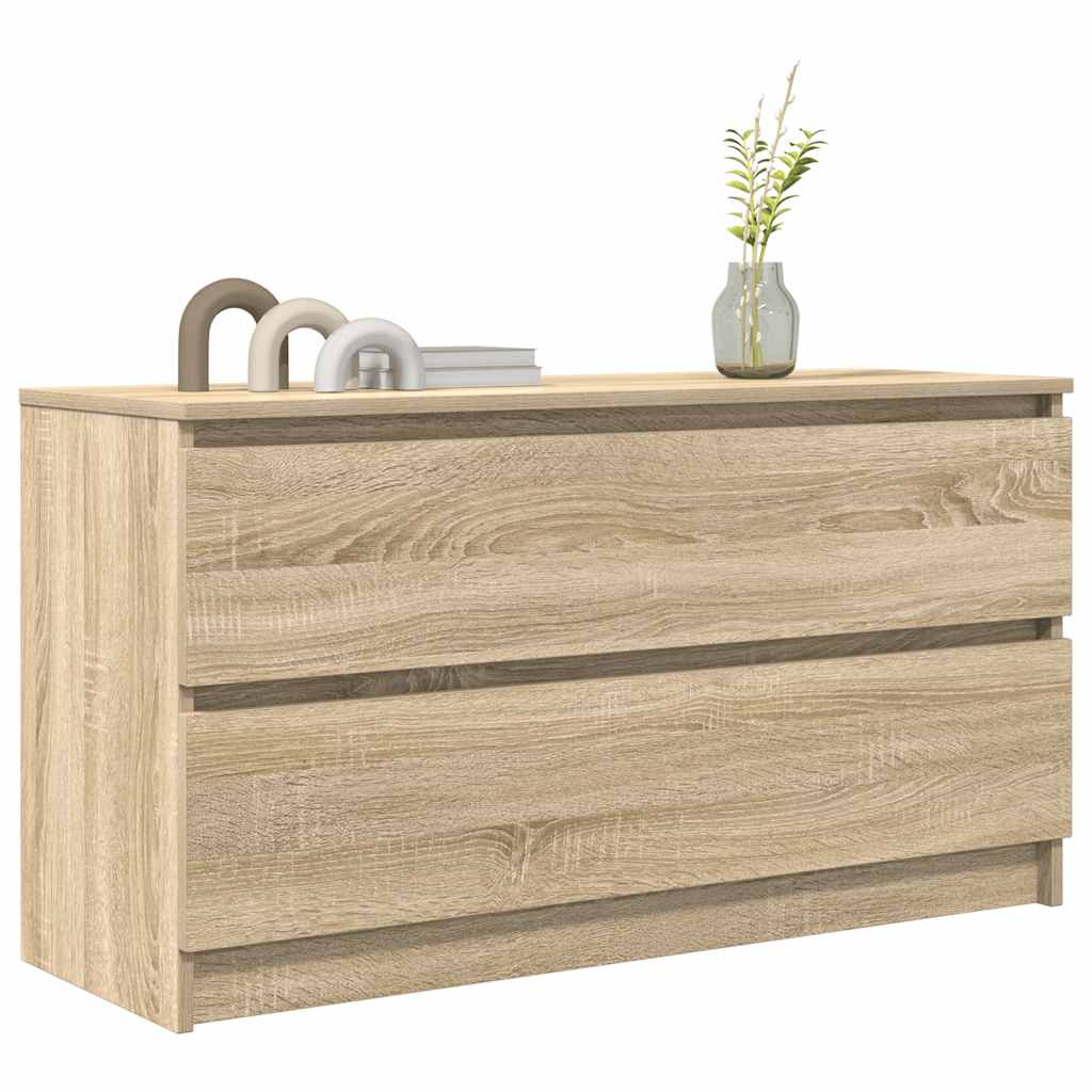 vidaXL Comodă TV, stejar sonoma, 100x35x54 cm, lemn prelucrat vidaXL Comodă TV, stejar sonoma, 100x35x54 cm, lemn prelucrat