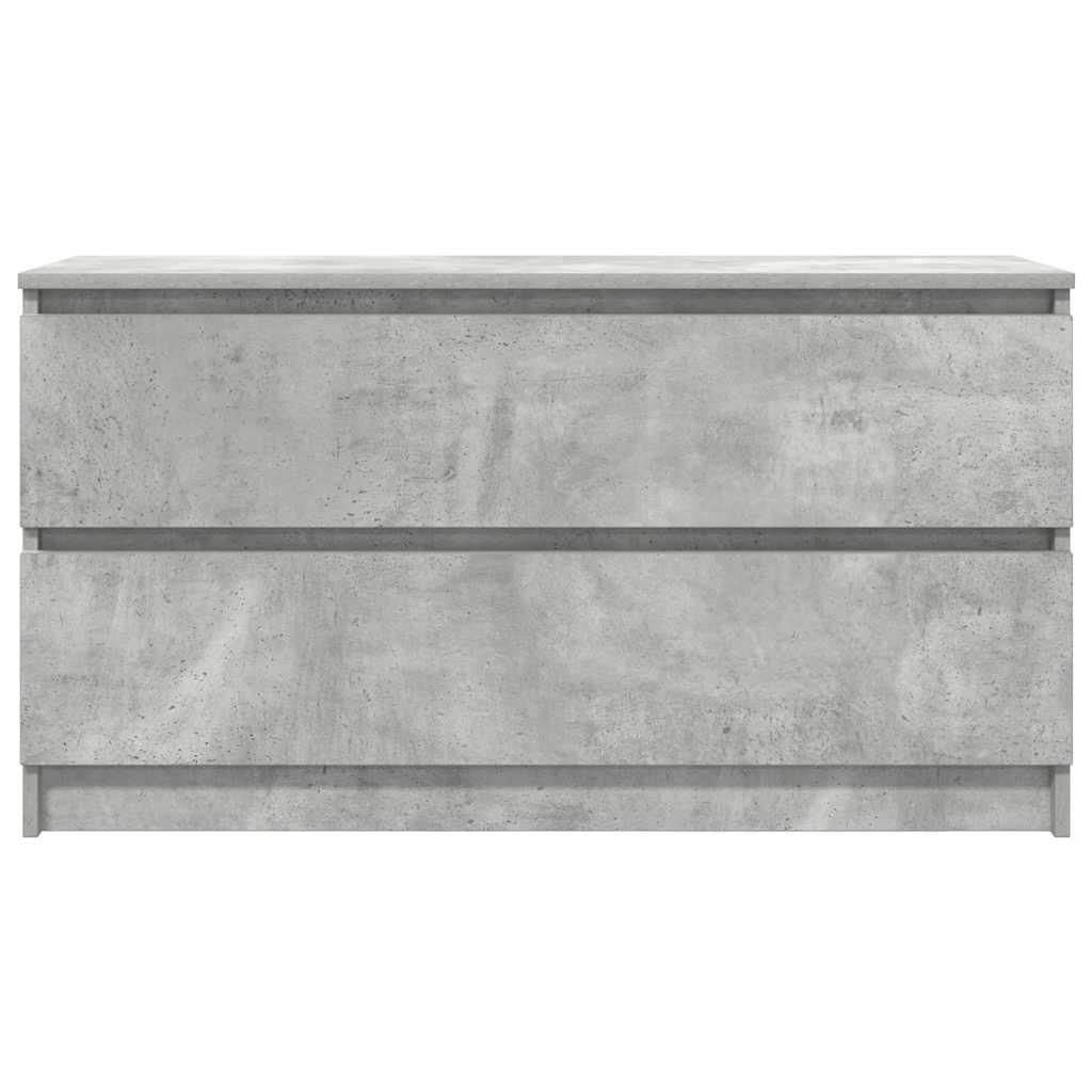 vidaXL Comodă TV, gri beton, 100x35x54 cm, lemn prelucrat