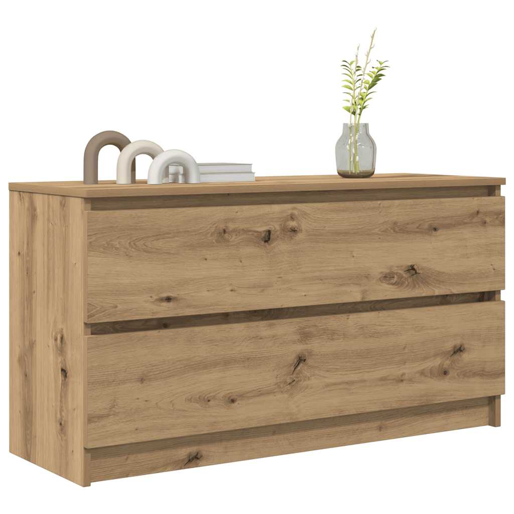 vidaXL Comodă TV, stejar artizanal, 100x35x54 cm, lemn prelucrat vidaXL Comodă TV, stejar artizanal, 100x35x54 cm, lemn prelucrat