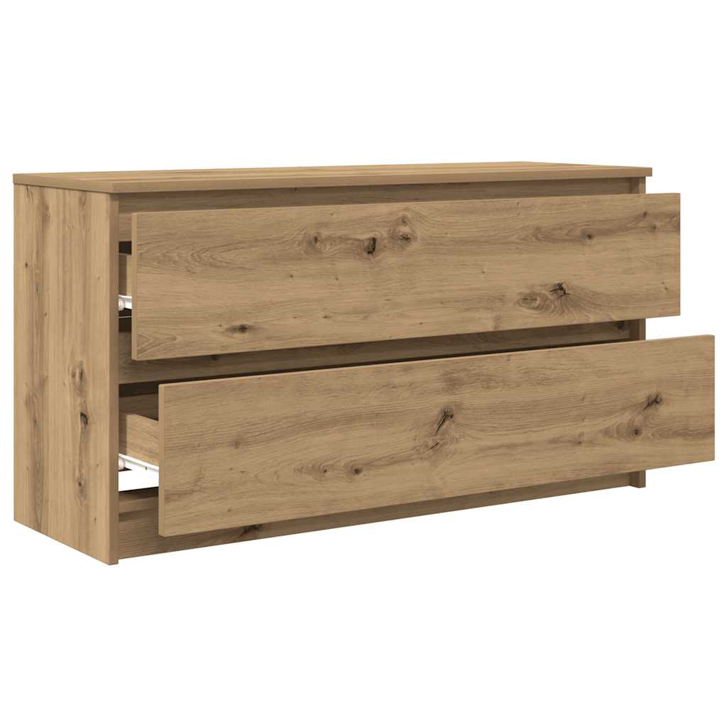vidaXL Comodă TV, stejar artizanal, 100x35x54 cm, lemn prelucrat vidaXL Comodă TV, stejar artizanal, 100x35x54 cm, lemn prelucrat