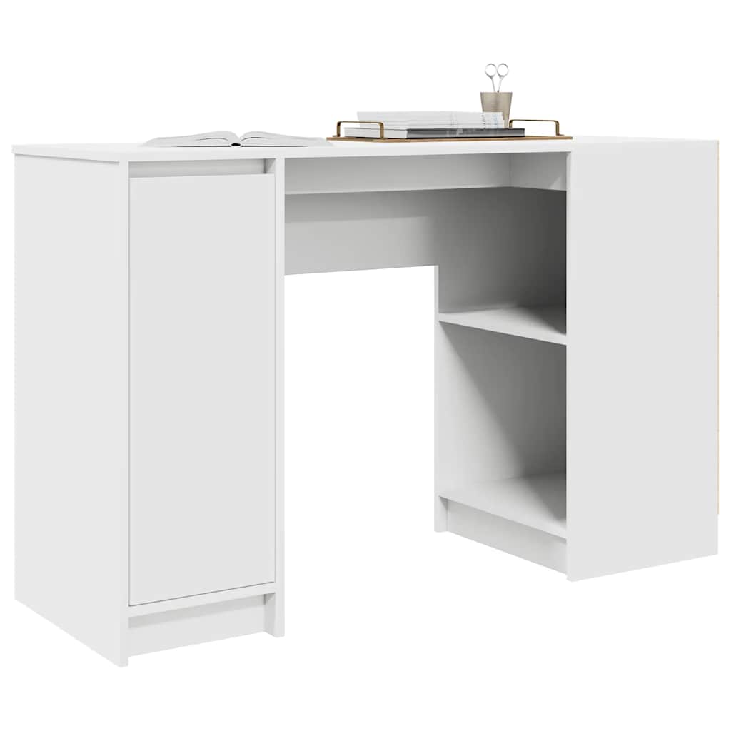 vidaXL Birou alb 120x42x76 cm lemn prelucrat vidaXL Birou alb 120x42x76 cm lemn prelucrat