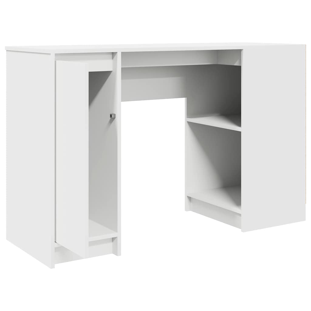 vidaXL Birou alb 120x42x76 cm lemn prelucrat vidaXL Birou alb 120x42x76 cm lemn prelucrat
