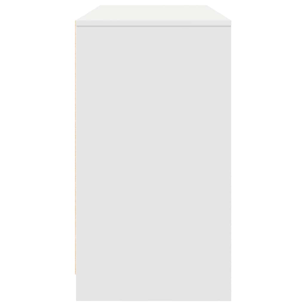 vidaXL Birou alb 120x42x76 cm lemn prelucrat vidaXL Birou alb 120x42x76 cm lemn prelucrat