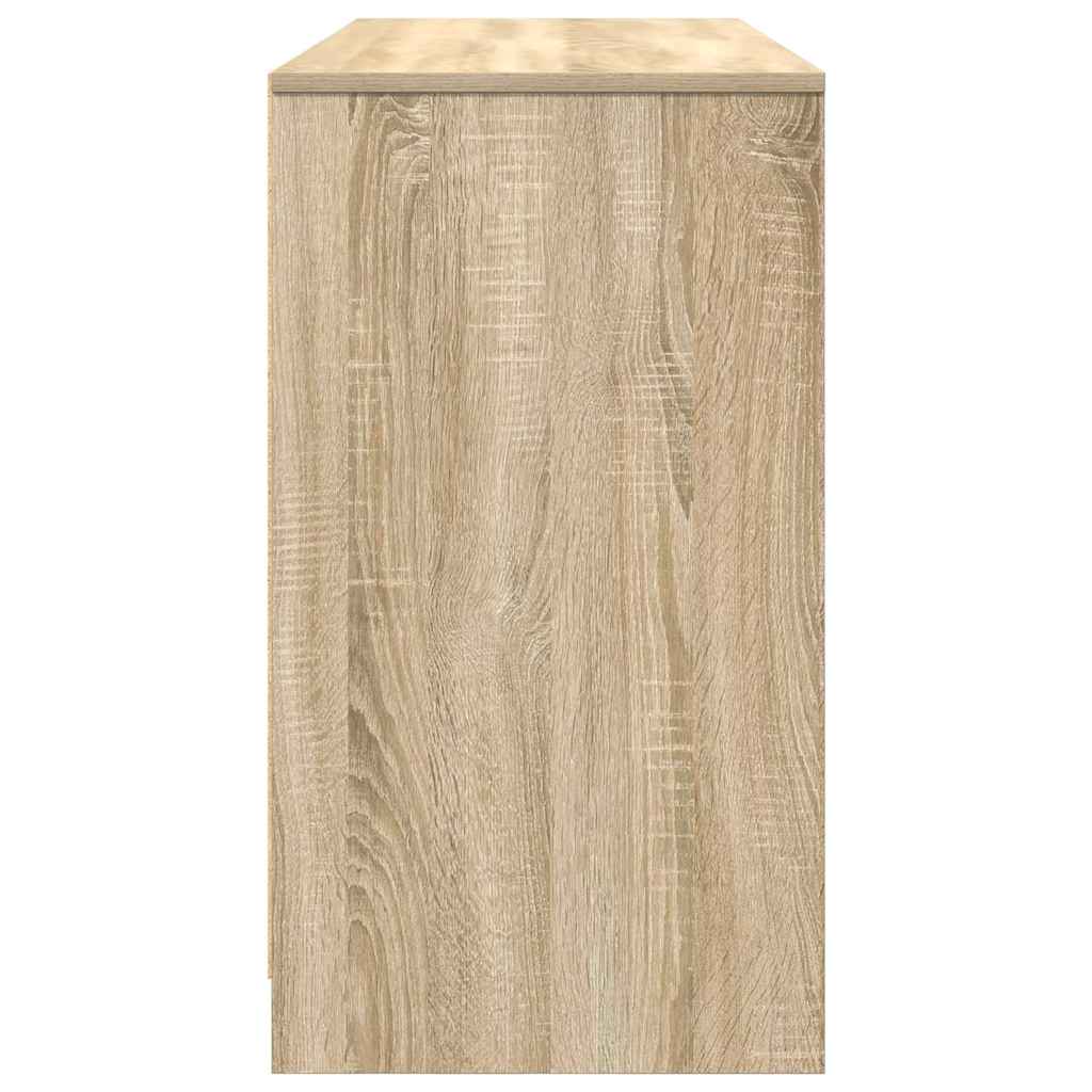 vidaXL Birou Stejar Sonoma 120x42x76 cm Lemn prelucrat vidaXL Birou Stejar Sonoma 120x42x76 cm Lemn prelucrat