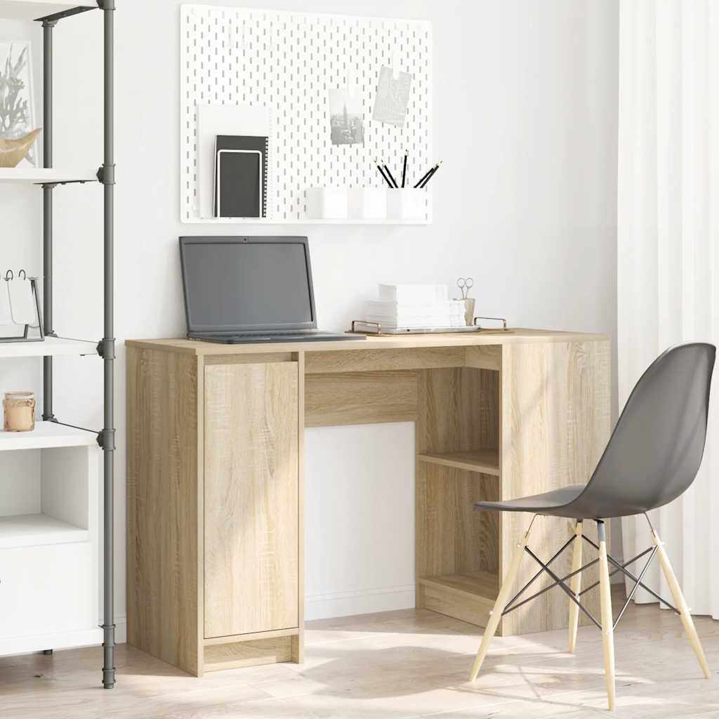 vidaXL Birou Stejar Sonoma 120x42x76 cm Lemn prelucrat vidaXL Birou Stejar Sonoma 120x42x76 cm Lemn prelucrat