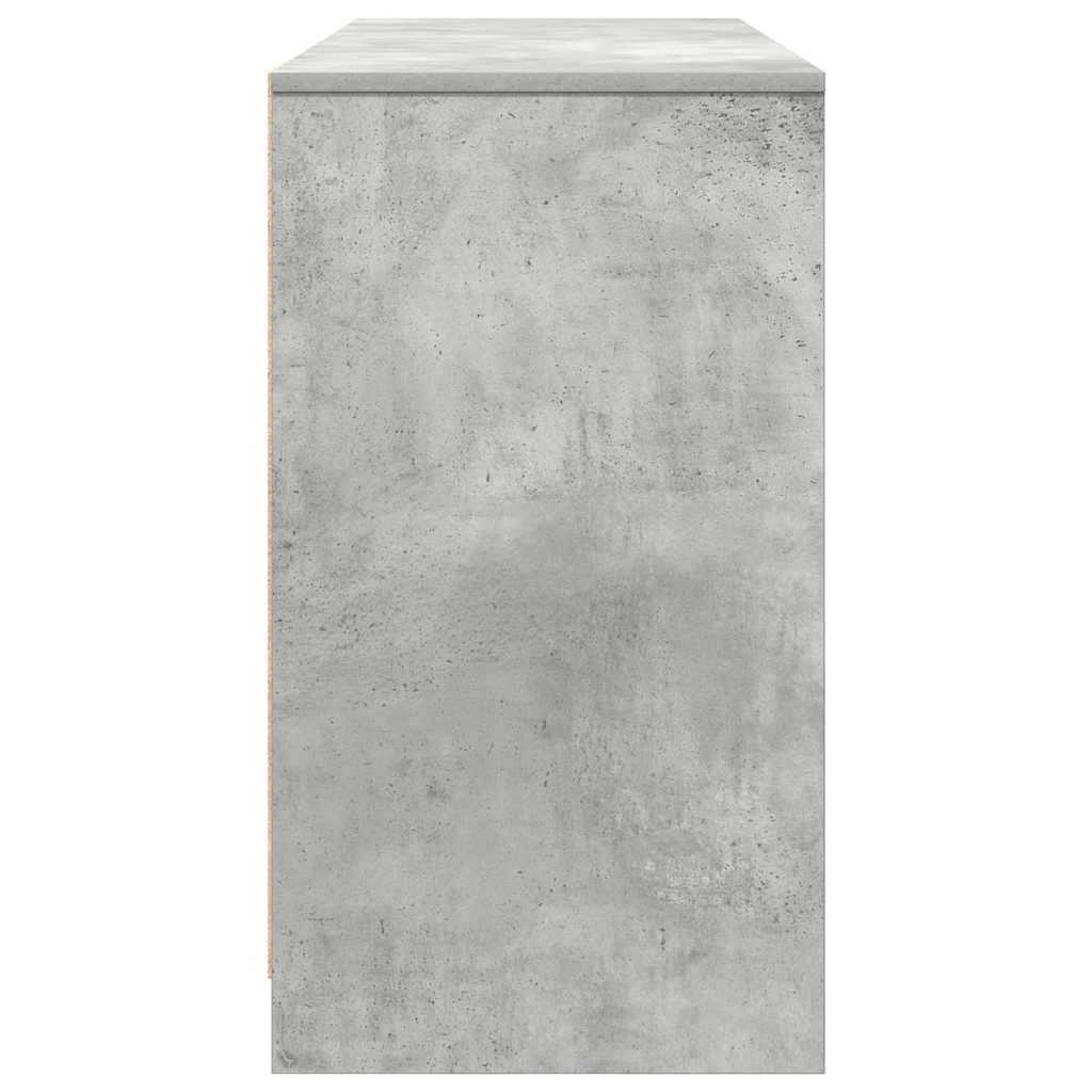 vidaXL Birou Beton Gri 120x42x76 cm Lemn prelucrat vidaXL Birou Beton Gri 120x42x76 cm Lemn prelucrat