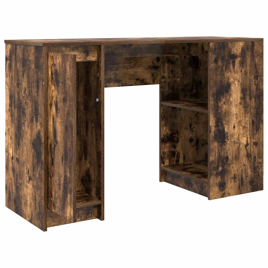 vidaXL Birou Stejar afumat 120x42x76 cm Lemn prelucrat