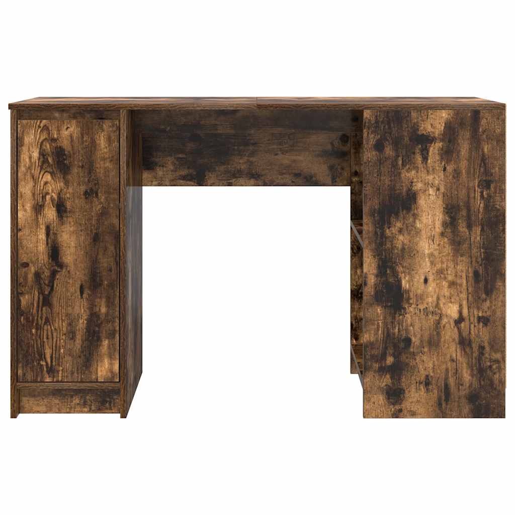 vidaXL Birou Stejar afumat 120x42x76 cm Lemn prelucrat