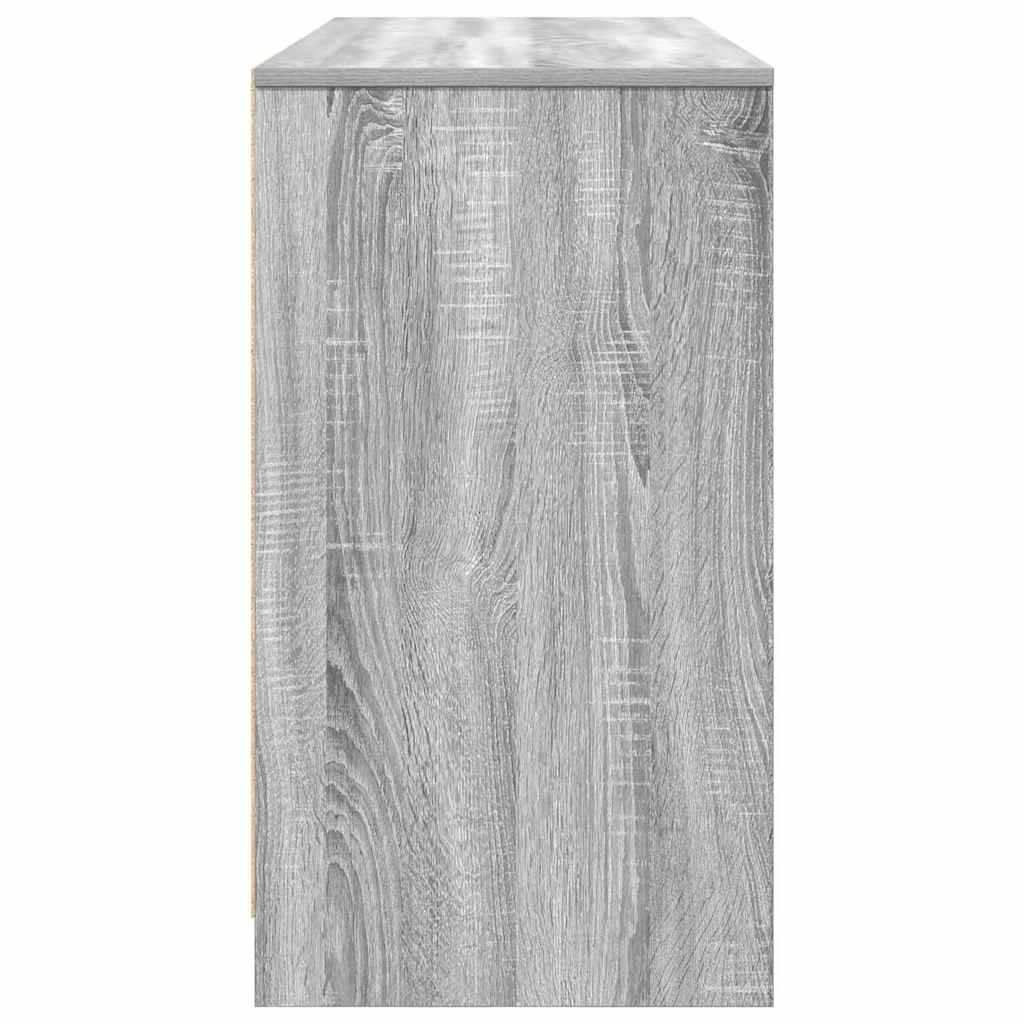 vidaXL Birou Gri Sonoma 120x42x76 cm lemn prelucrat