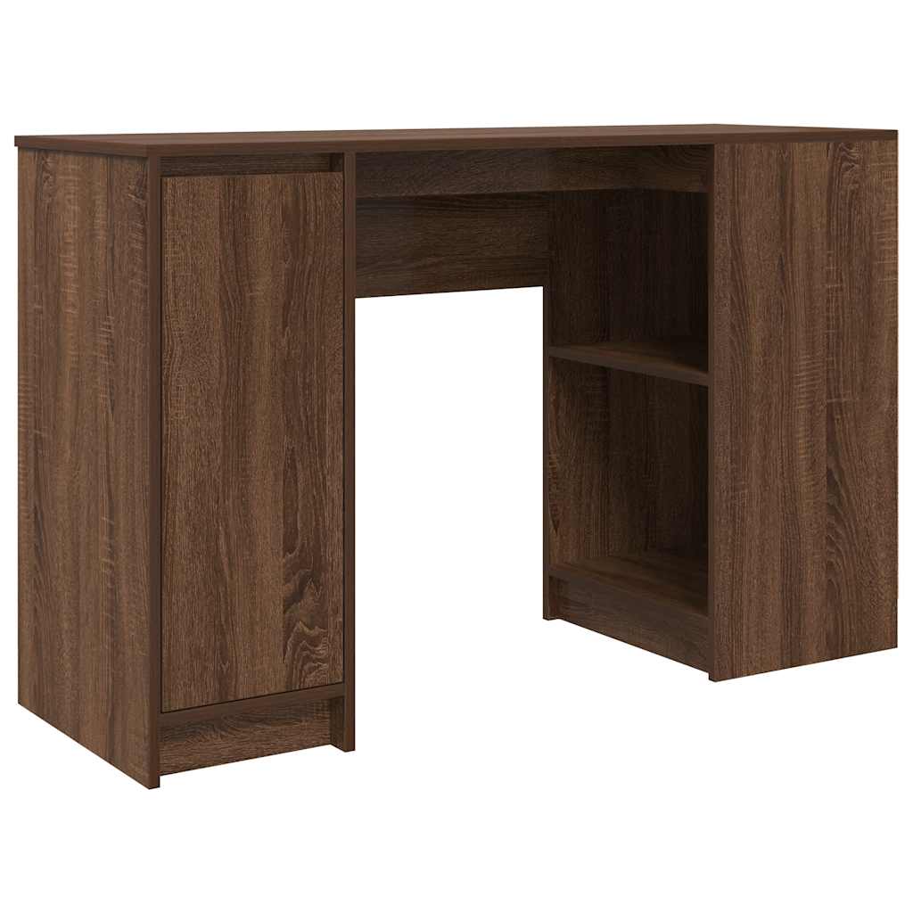 vidaXL Birou Stejar maro 120x42x76 cm Lemn prelucrat