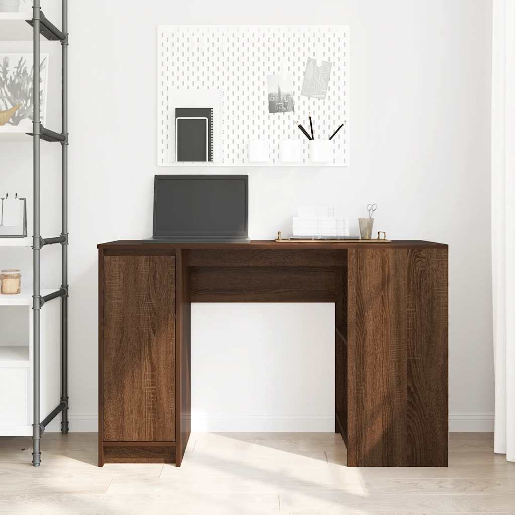 vidaXL Birou Stejar maro 120x42x76 cm Lemn prelucrat