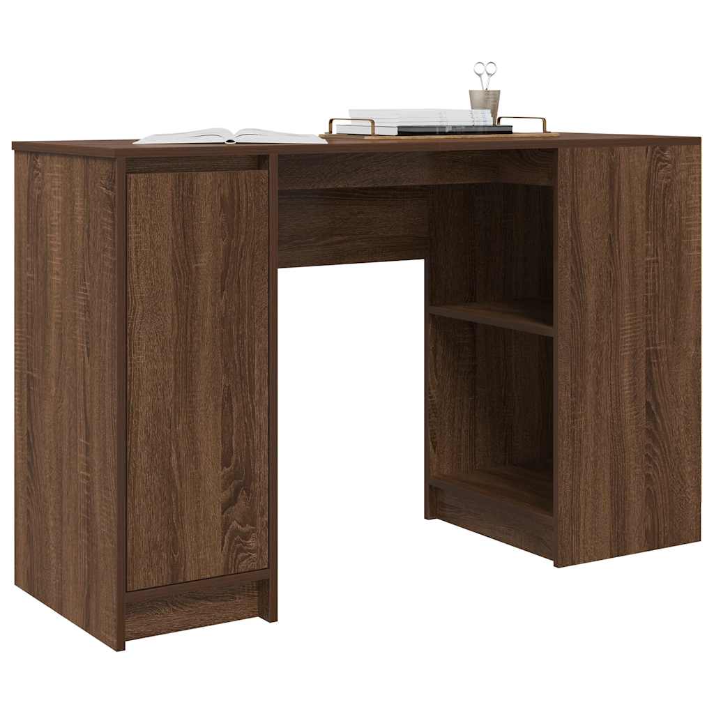 vidaXL Birou Stejar maro 120x42x76 cm Lemn prelucrat